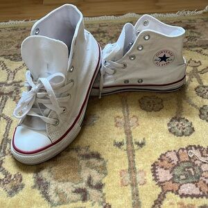 Girl’s Converse high tops